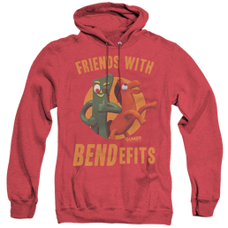 Gumby Bendefits - Heather Pullover Hoodie Heather Pullover Hoodie Gumby   