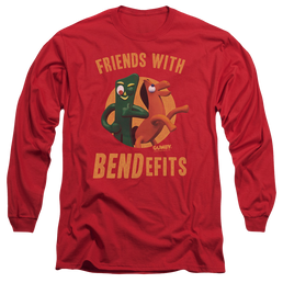 Gumby Bendefits Men's Long Sleeve T-Shirt Men's Long Sleeve T-Shirt Gumby   