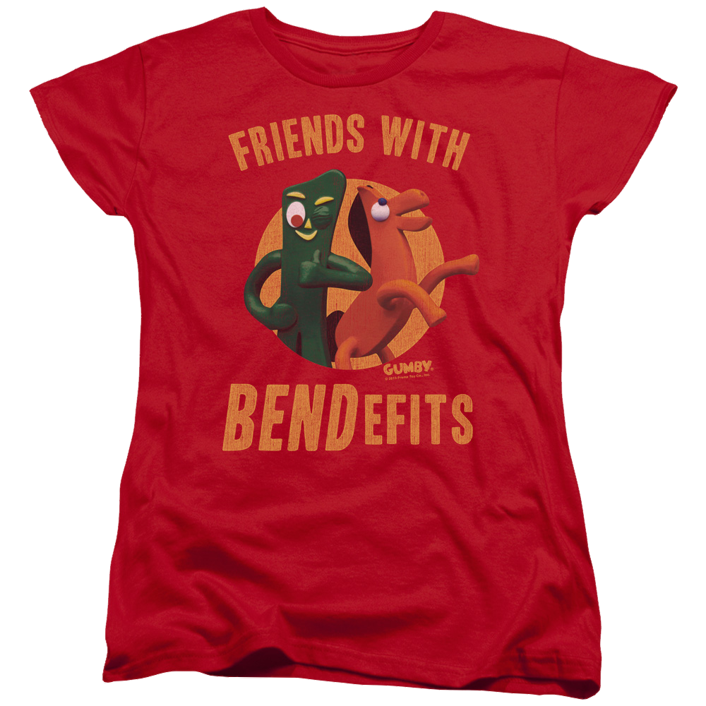 Gumby Bendefits Women's T-Shirt Women's T-Shirt Gumby   