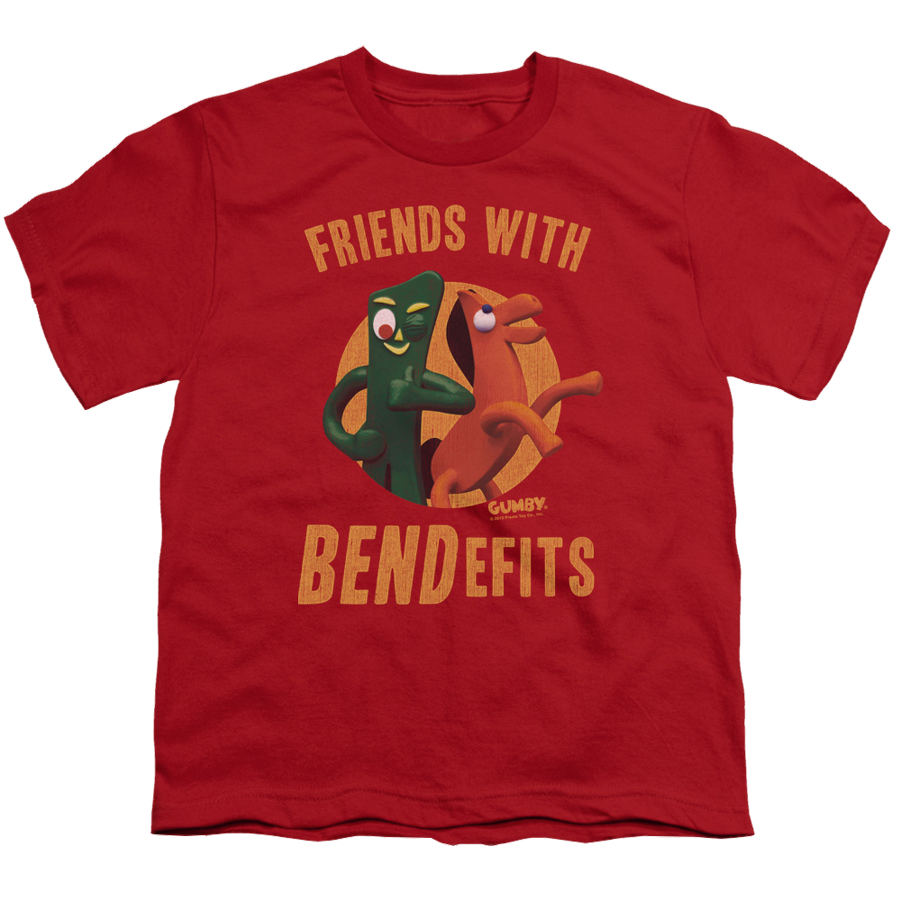 Gumby Bendefits Youth T-Shirt (Ages 8-12) Youth T-Shirt (Ages 8-12) Gumby   