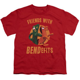 Gumby Bendefits Youth T-Shirt (Ages 8-12) Youth T-Shirt (Ages 8-12) Gumby   