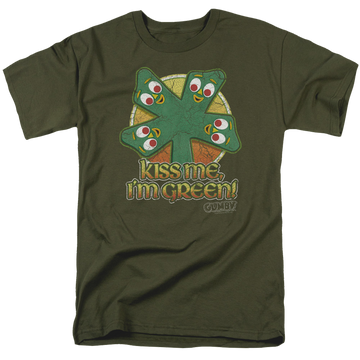 Gumby Kiss Me - Men's Regular Fit T-Shirt Men's Regular Fit T-Shirt Gumby   