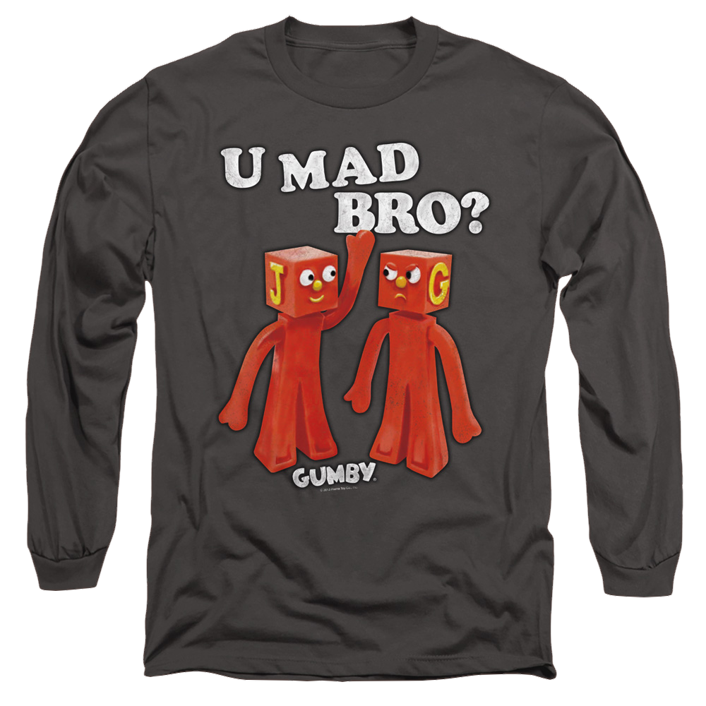 Gumby U Mad Bro Men's Long Sleeve T-Shirt Men's Long Sleeve T-Shirt Gumby   