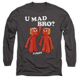 Gumby U Mad Bro Men's Long Sleeve T-Shirt Men's Long Sleeve T-Shirt Gumby   