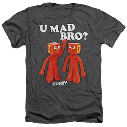 Gumby U Mad Bro Men's Heather T-Shirt Men's Heather T-Shirt Gumby   