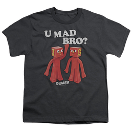 Gumby U Mad Bro Youth T-Shirt (Ages 8-12) Youth T-Shirt (Ages 8-12) Gumby   