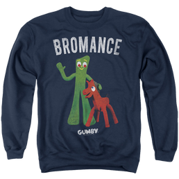 Gumby Bromance Men's Crewneck Sweatshirt Men's Crewneck Sweatshirt Gumby   
