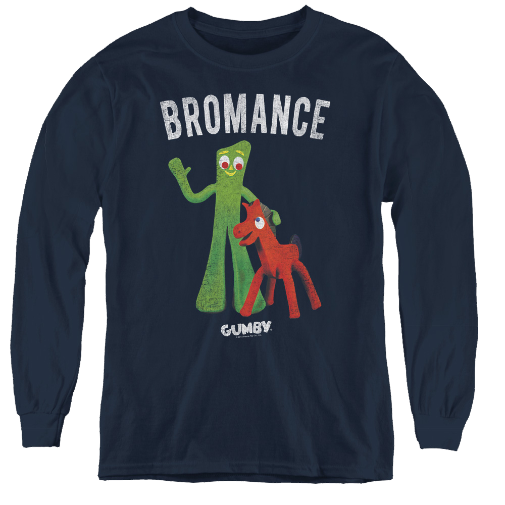 Gumby Bromance - Youth Long Sleeve T-Shirt Youth Long Sleeve T-Shirt Gumby   