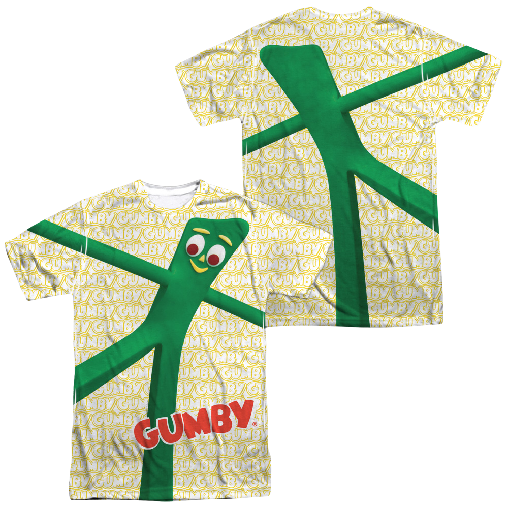Gumby Stretched Men's All Over Print T-Shirt Men's All-Over Print T-Shirt Gumby   