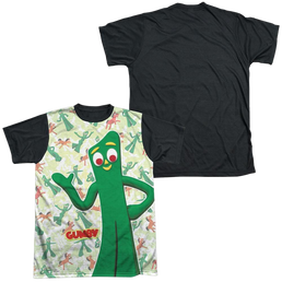 Gumby Friendly Greeting Men's Black Back T-Shirt Men's Black Back T-Shirt Gumby   