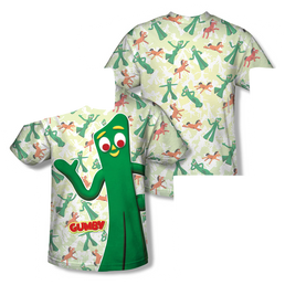 Gumby Friendly Greeting Youth All-Over Print T-Shirt (Ages 8-12) Youth All-Over Print T-Shirt (Ages 8-12) Gumby   