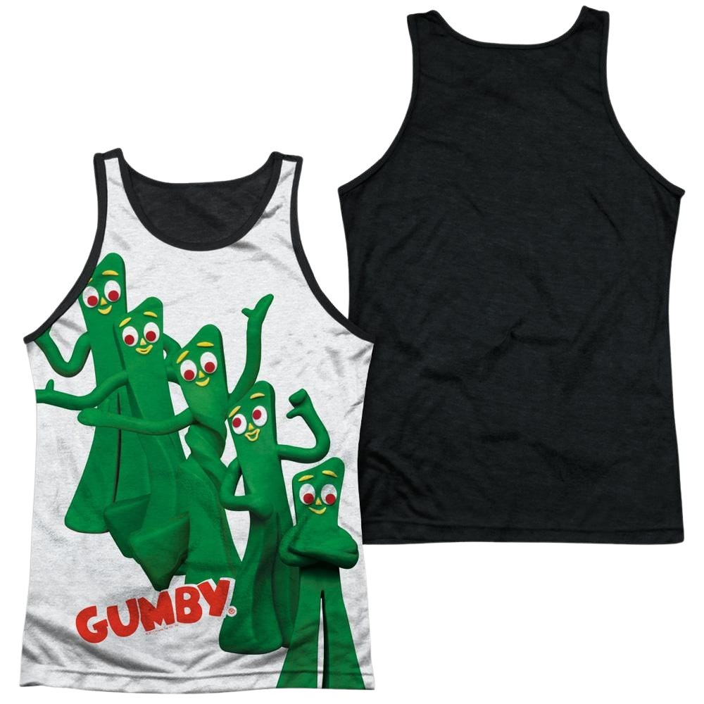 Gumby Moves Men's Black Back Tank Men's Black Back Tank Gumby   