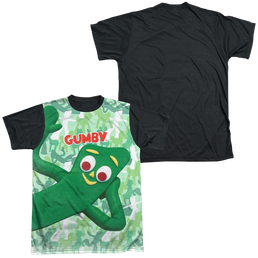 Gumby Gumbyflage Men's Black Back T-Shirt Men's Black Back T-Shirt Gumby   