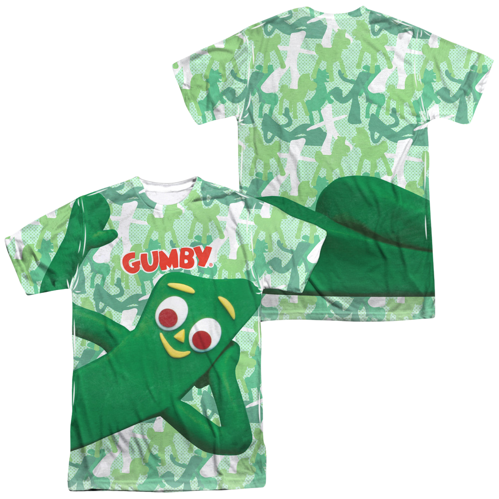 Gumby Gumbyflage Men's All Over Print T-Shirt Men's All-Over Print T-Shirt Gumby   