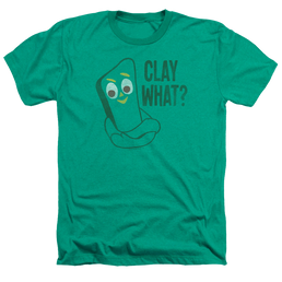 Gumby Clay What Men's Heather T-Shirt Men's Heather T-Shirt Gumby   