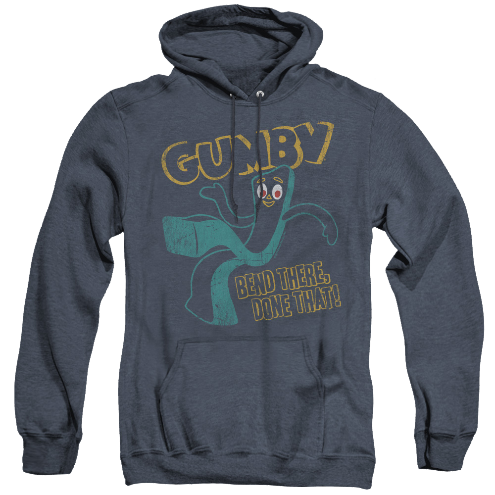 Gumby Bend There - Heather Pullover Hoodie Heather Pullover Hoodie Gumby   