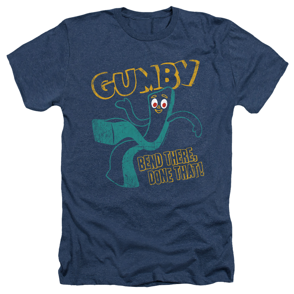 Gumby Bend There - Men's Heather T-Shirt Men's Heather T-Shirt Gumby   
