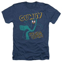 Gumby Bend There - Men's Heather T-Shirt Men's Heather T-Shirt Gumby   