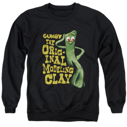 Gumby So Punny Men's Crewneck Sweatshirt Men's Crewneck Sweatshirt Gumby   