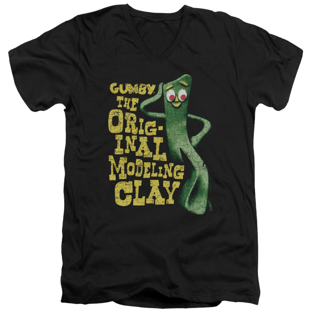 Gumby So Punny Men's V-Neck T-Shirt Men's V-Neck T-Shirt Gumby   