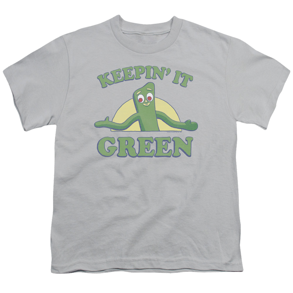 Gumby Keepin It Green Youth T-Shirt (Ages 8-12) Youth T-Shirt (Ages 8-12) Gumby   