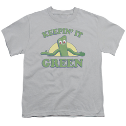 Gumby Keepin It Green Youth T-Shirt (Ages 8-12) Youth T-Shirt (Ages 8-12) Gumby   