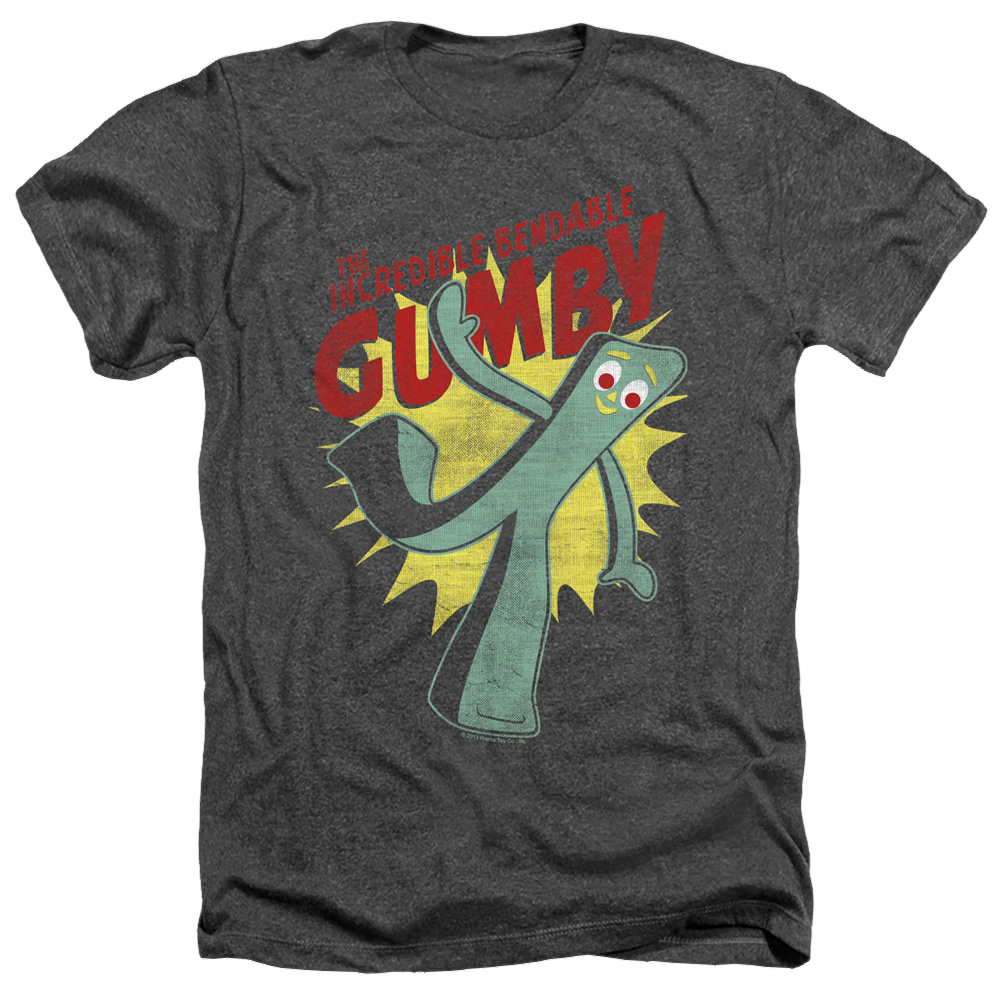 Gumby Bendable Men's Heather T-Shirt Men's Heather T-Shirt Gumby   