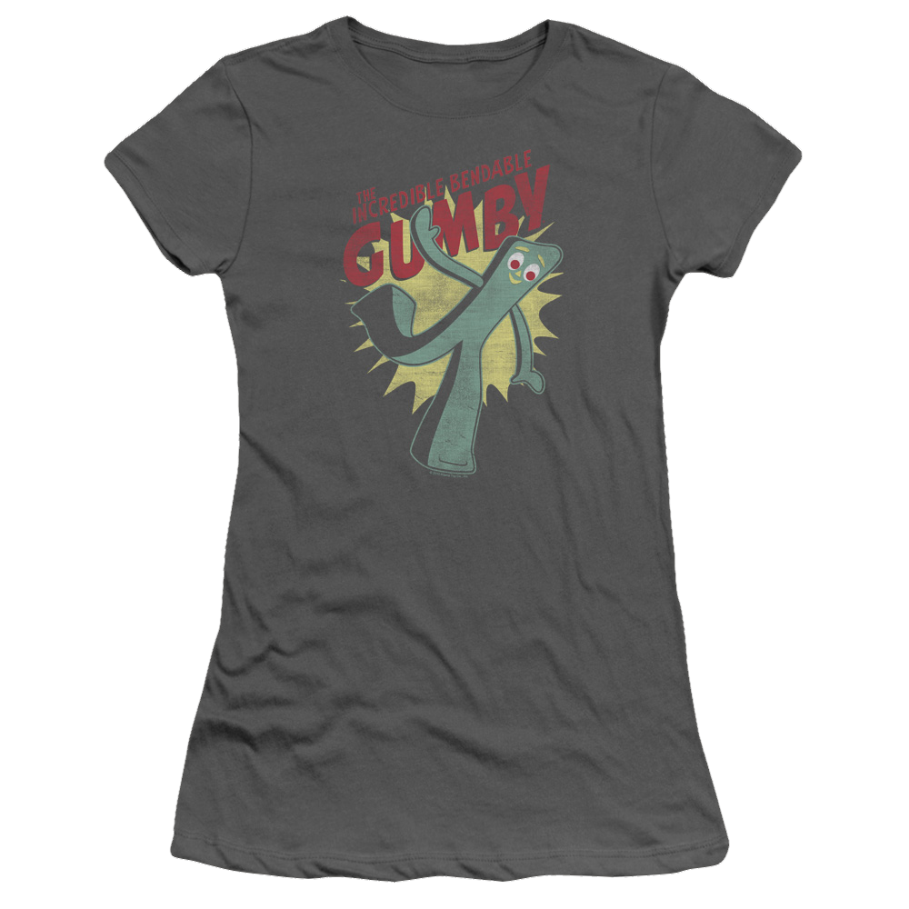 Gumby Bendable Juniors T-Shirt Juniors T-Shirt Gumby   