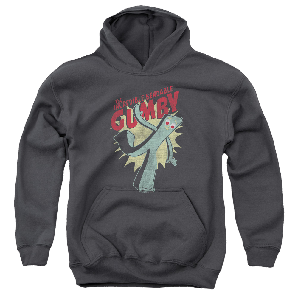 Gumby Bendable Youth Hoodie (Ages 8-12) Youth Hoodie (Ages 8-12) Gumby   