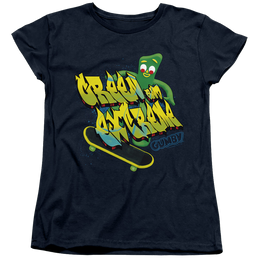 Gumby Green And Extreme Women's T-Shirt Women's T-Shirt Gumby   
