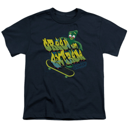 Gumby Green And Extreme Youth T-Shirt (Ages 8-12) Youth T-Shirt (Ages 8-12) Gumby   