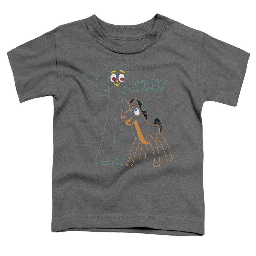 Gumby Outlines Kid's T-Shirt (Ages 4-7) Kid's T-Shirt (Ages 4-7) Gumby   