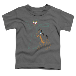 Gumby Outlines Kid's T-Shirt (Ages 4-7) Kid's T-Shirt (Ages 4-7) Gumby   