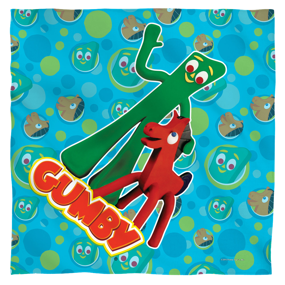Gumby Best Friends - Bandana Bandanas Gumby   