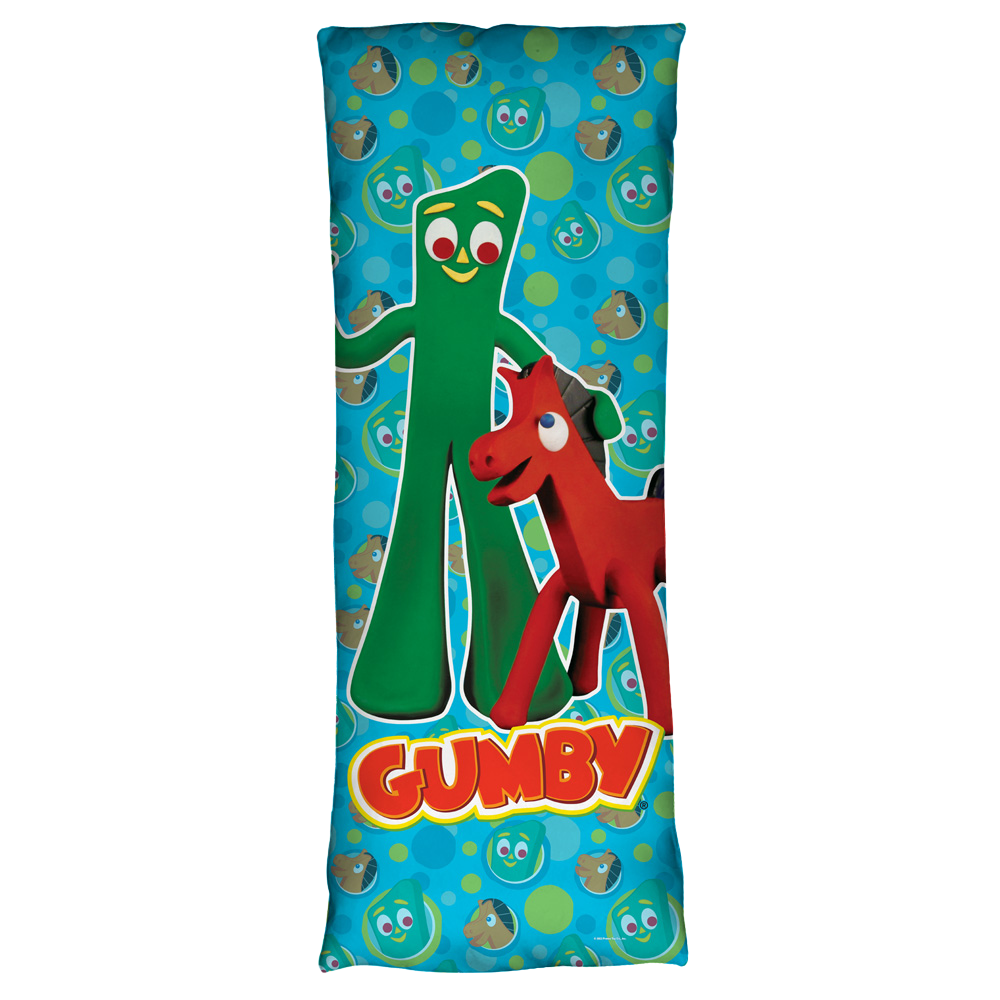 Gumby Best Friends Body Pillow Body Pillows Gumby   