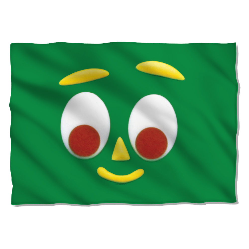 Gumby Big Face - Pillow Case Pillow Cases Gumby   