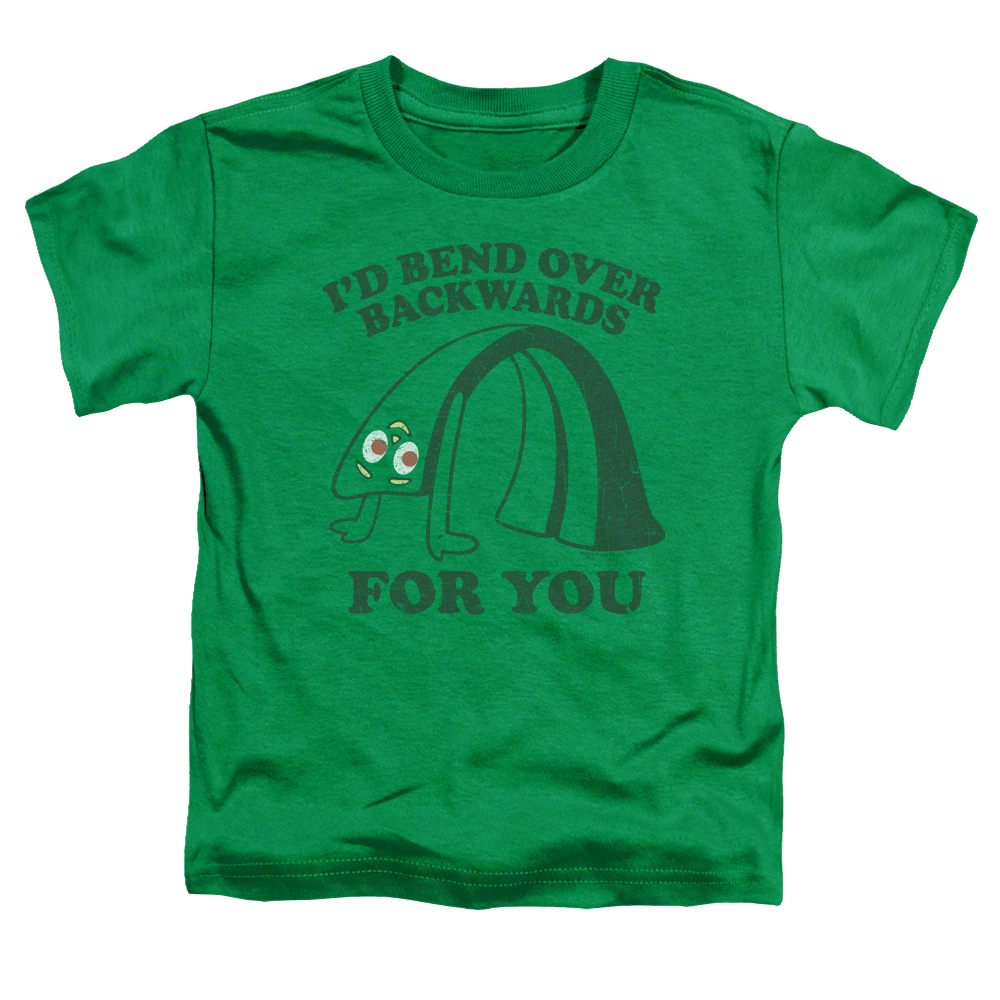 Gumby Bend Backwards - Toddler T-Shirt Toddler T-Shirt Gumby   