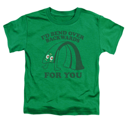 Gumby Bend Backwards - Toddler T-Shirt Toddler T-Shirt Gumby   