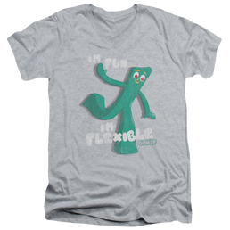 Gumby Flex Men's V-Neck T-Shirt Men's V-Neck T-Shirt Gumby   