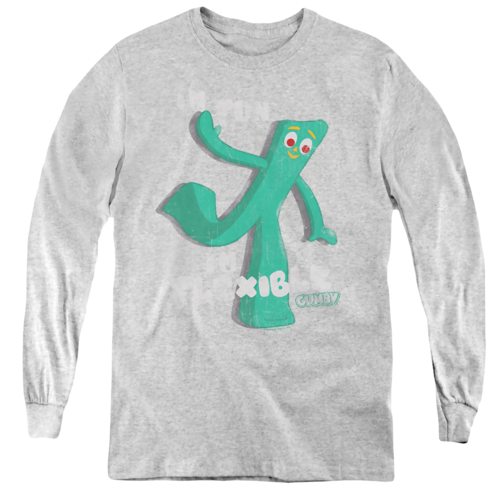 Gumby Flex - Youth Long Sleeve T-Shirt Youth Long Sleeve T-Shirt Gumby   