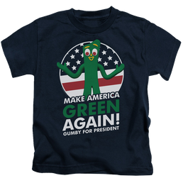 Gumby For President Kid's T-Shirt (Ages 4-7) Kid's T-Shirt (Ages 4-7) Gumby   