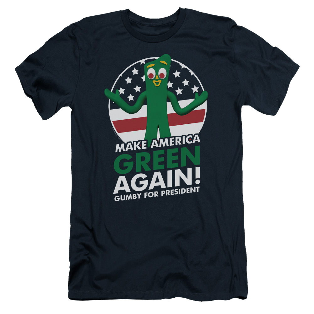Gumby For President Men's Premium Slim Fit T-Shirt Men's Premium Slim Fit T-Shirt Gumby   