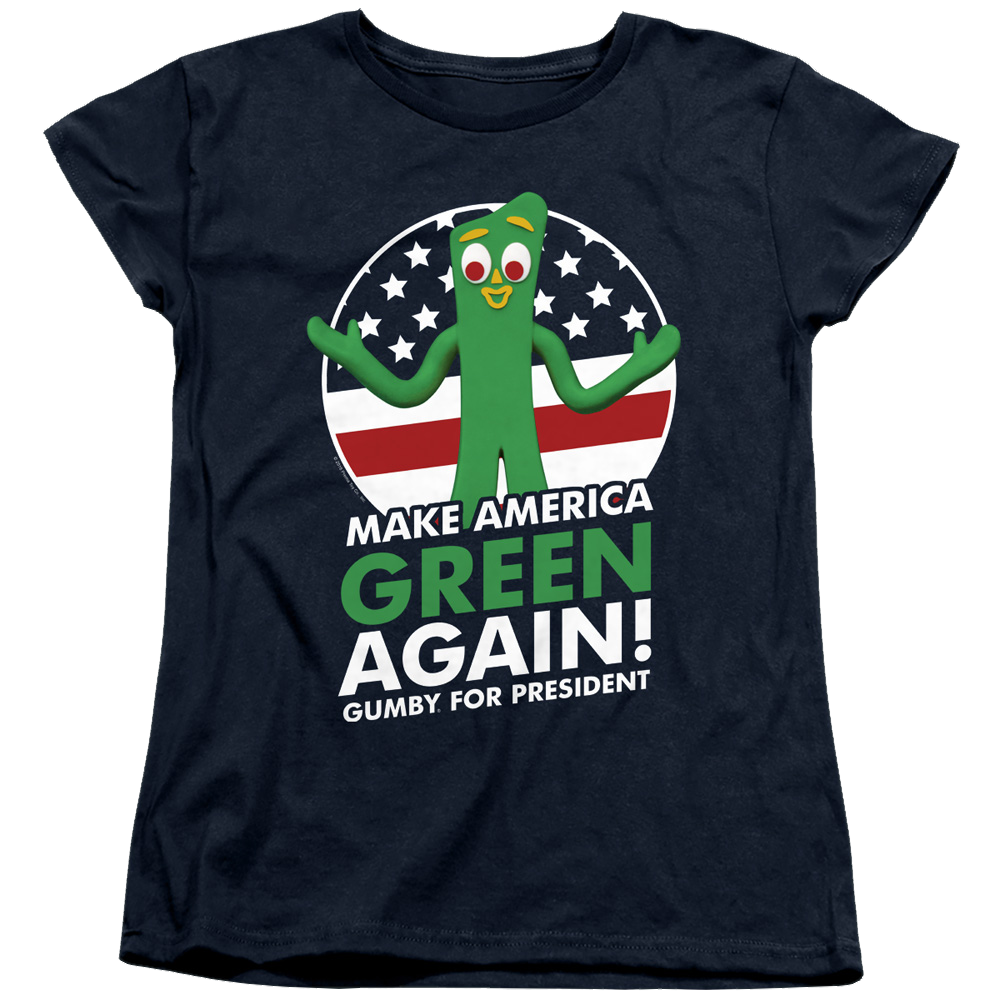 Gumby For President Women's T-Shirt Women's T-Shirt Gumby   