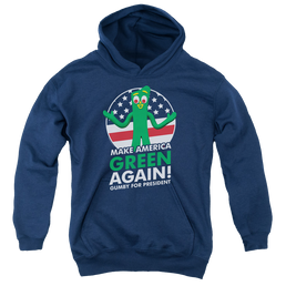 Gumby For President Youth Hoodie (Ages 8-12) Youth Hoodie (Ages 8-12) Gumby   