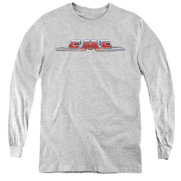 Gmc Chrome Logo - Youth Long Sleeve T-Shirt Youth Long Sleeve T-Shirt GMC   