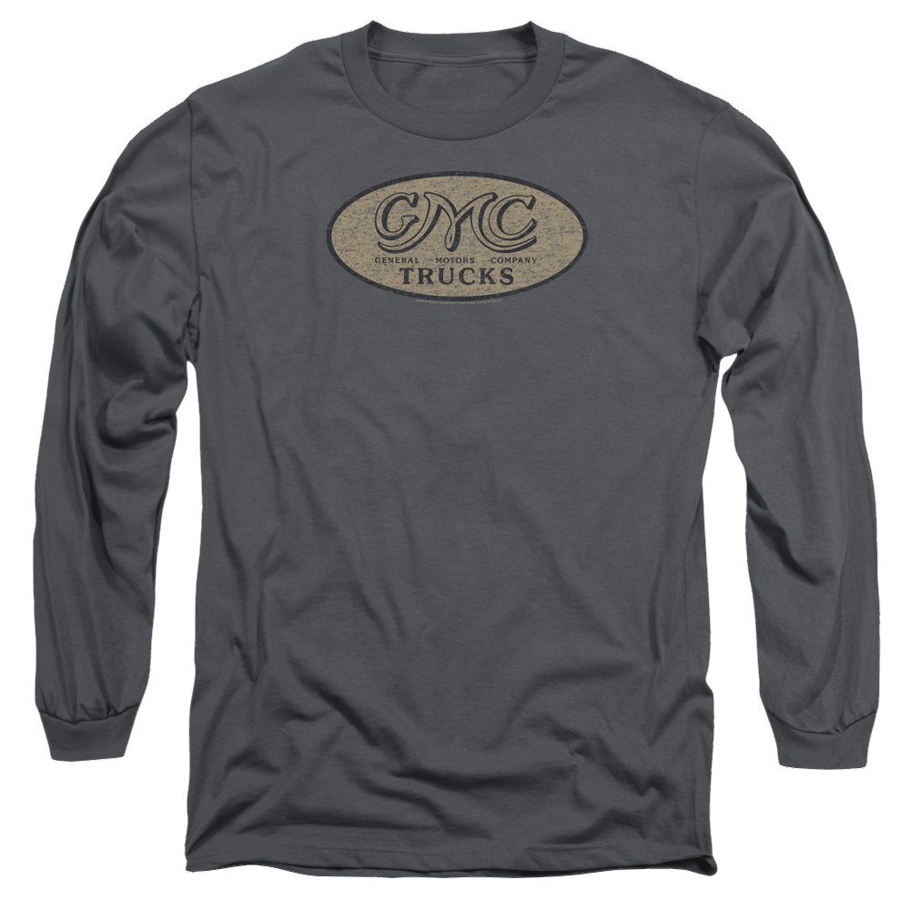GMC Vintage Oval Logo - Men's Long Sleeve T-Shirt Men's Long Sleeve T-Shirt GMC   