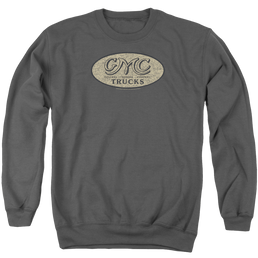 GMC Vintage Oval Logo - Men's Crewneck Sweatshirt Men's Crewneck Sweatshirt GMC   