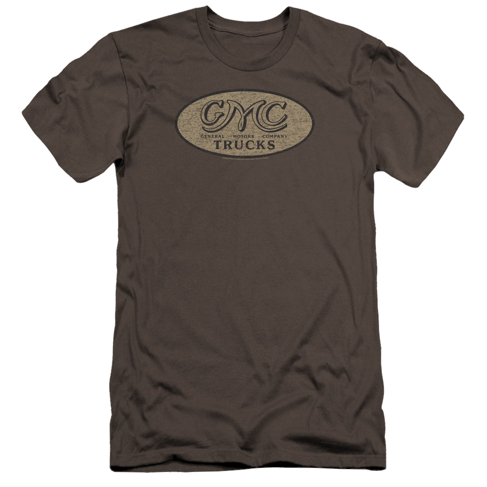 GMC Vintage Oval Logo - Men's Premium Slim Fit T-Shirt Men's Premium Slim Fit T-Shirt GMC   