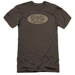 GMC Vintage Oval Logo - Men's Premium Slim Fit T-Shirt Men's Premium Slim Fit T-Shirt GMC   
