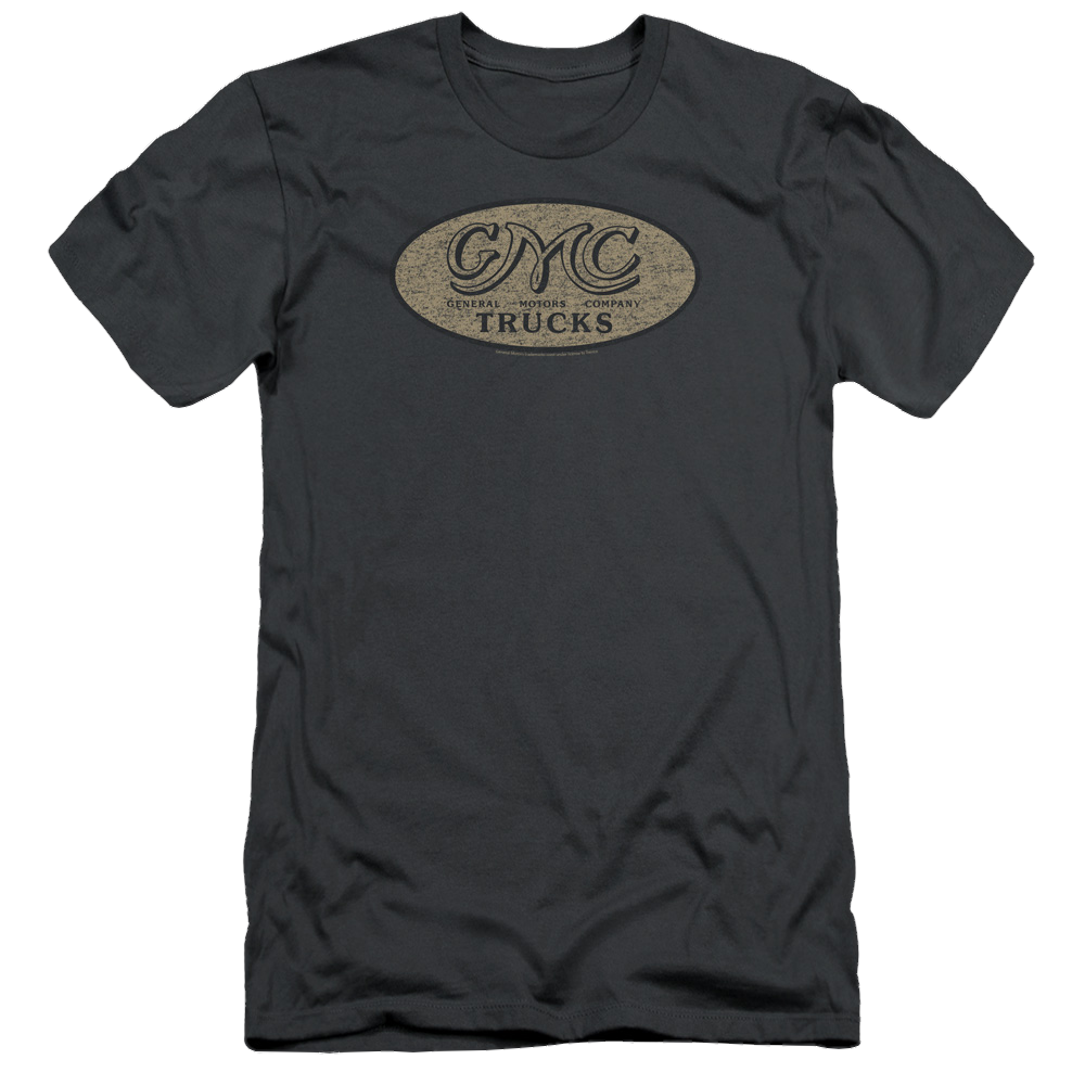 GMC Vintage Oval Logo - Men's Slim Fit T-Shirt Men's Slim Fit T-Shirt GMC   